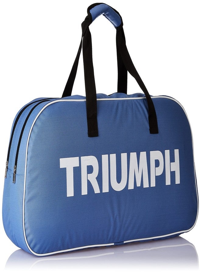 Triumph Ray-4000 One Piece Light Weight Strung Badminton Racket With Cosmic-6R Double Compartment Badminton Bag Sky/Grey - Image 3