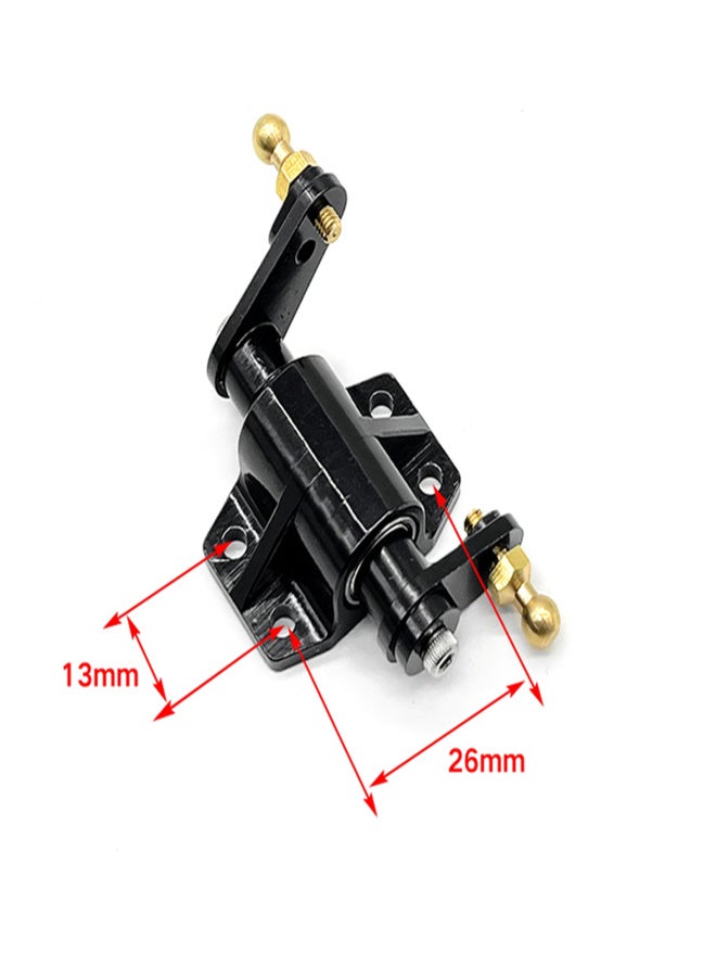 Metal Steering Gear Bearing Assembly Steering Mount Replacement for Tamiya 1/14 Remote Control Truck Tractor Car - Image 2