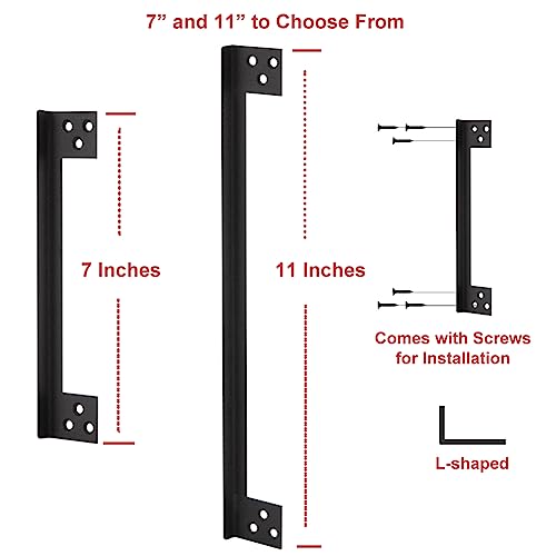 MOSECYOU Door Latch Guard Plate, Outswing Door Security Protector, Door Latch Shield, Cover to Block Access to The Door Lock/Deadbolt Latch (7 in. - 1pack) - Image 3