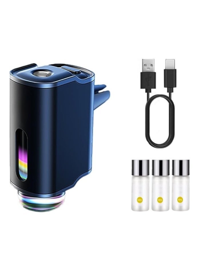 Smart Aromatherapy Car Diffuser – Mini USB Mist Humidifier with Rechargeable Battery, LED Light & 3 Spray Modes – Air Purifier for Home, Office, or Vehicle (Black) - Image 3