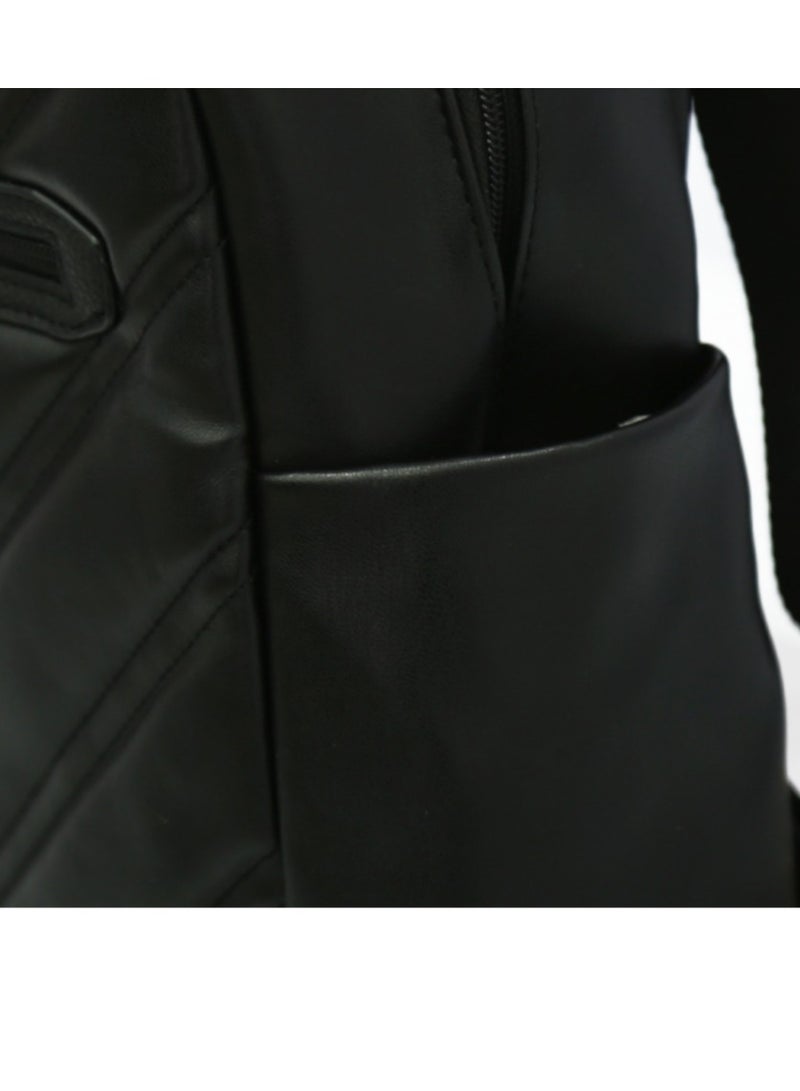 دكني حقيبة ظهر  للسفر والعمل للابتوب للنساء والفتيات أسود - Image 3