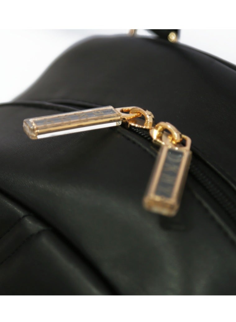 دكني حقيبة ظهر  للسفر والعمل للابتوب للنساء والفتيات أسود - Image 4