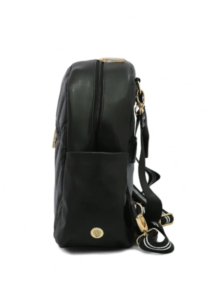 DKNY DKNY Bias Travel and Business Laptop Backpack for Women and Girls (Black)