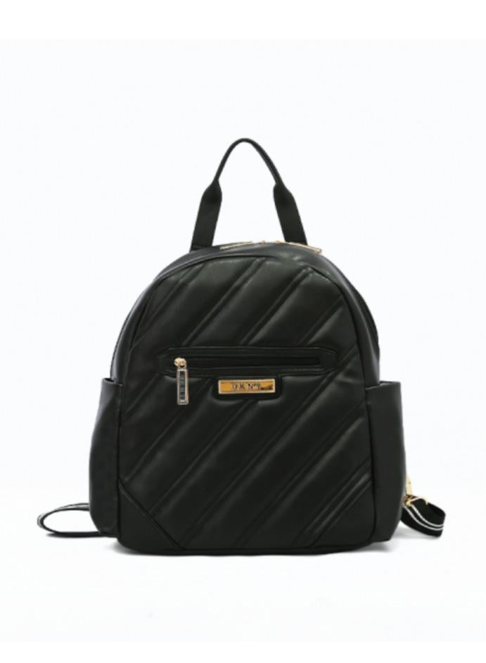 دكني حقيبة ظهر  للسفر والعمل للابتوب للنساء والفتيات أسود - Image 1