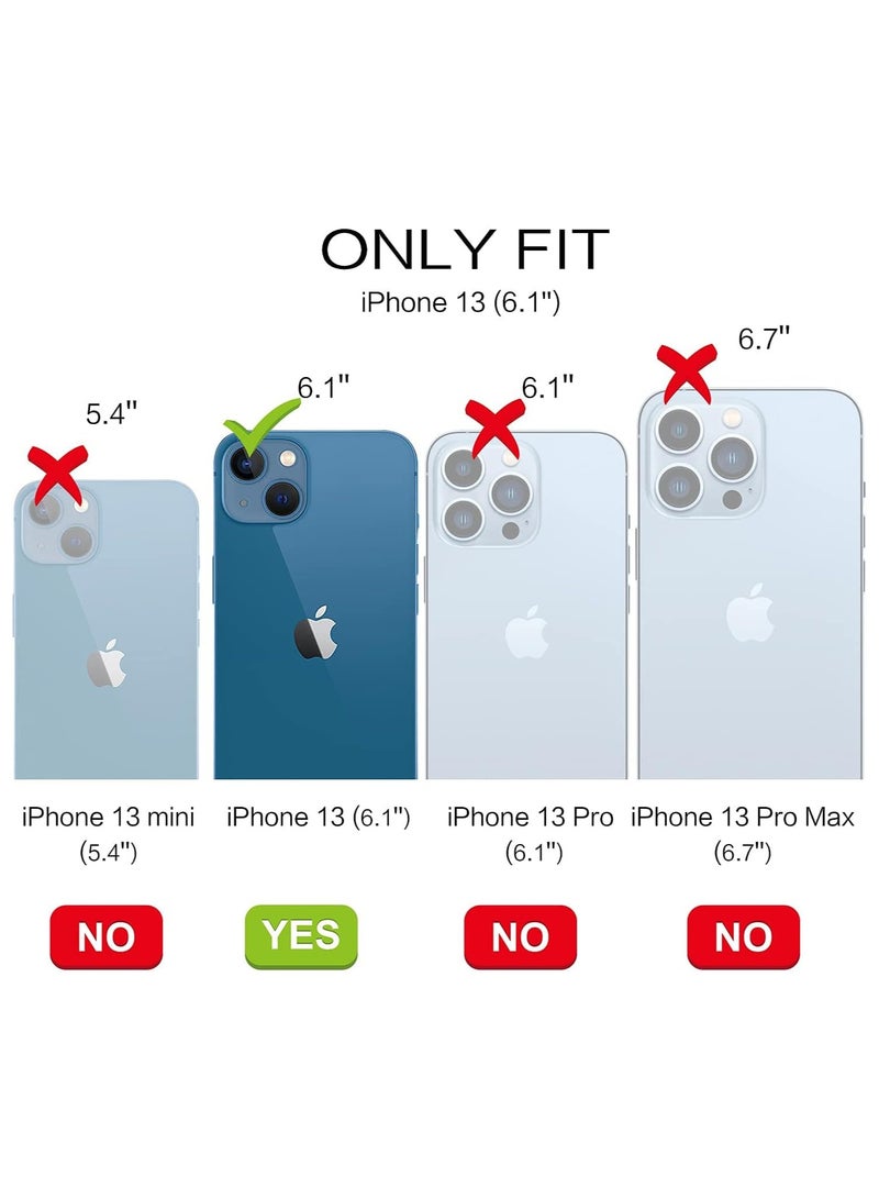 أكاليكس جراب سيليكون متوافق مع iPhone 13 وiPhone 14، سيليكون سائل رفيع، طبقات من المطاط الهلامي الناعم المقاوم للصدمات، جراب حماية للهاتف مع بطانة TPU متوافق مع iPhone 13 وiPhone 14 (أزرق سماوي) - Image 2