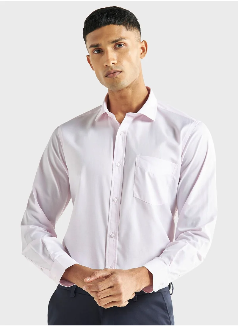 FAV Solid Shirt With Pocket