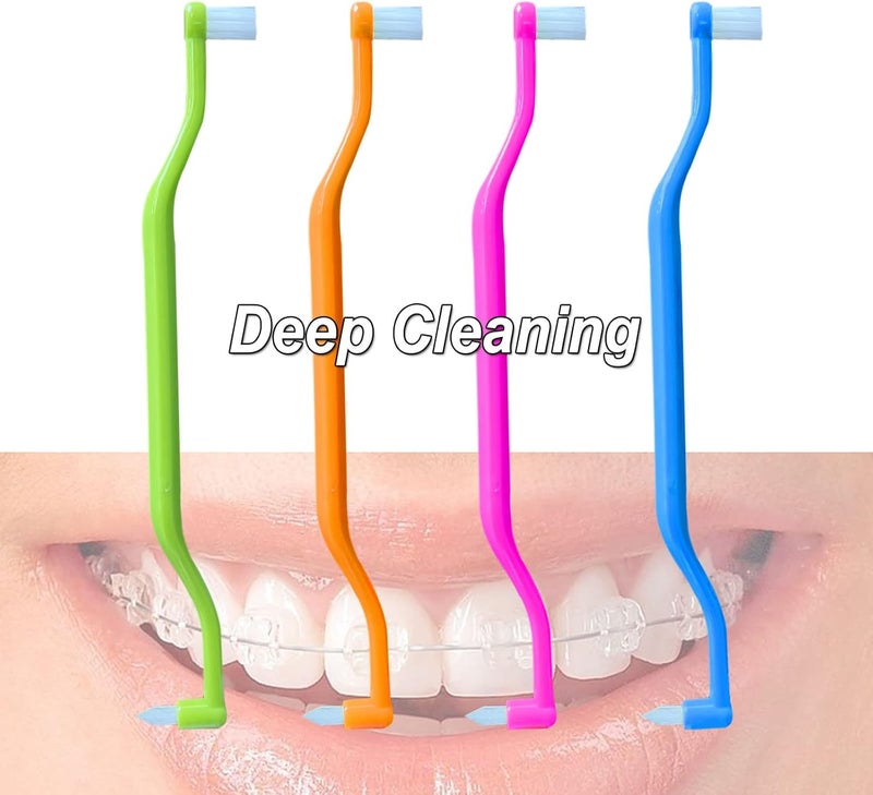 HRASY Ultra Soft Bristles Toothbrush, 4 Pcs, for Adults, Unisex, Battery Powered, D-2 - Image 3