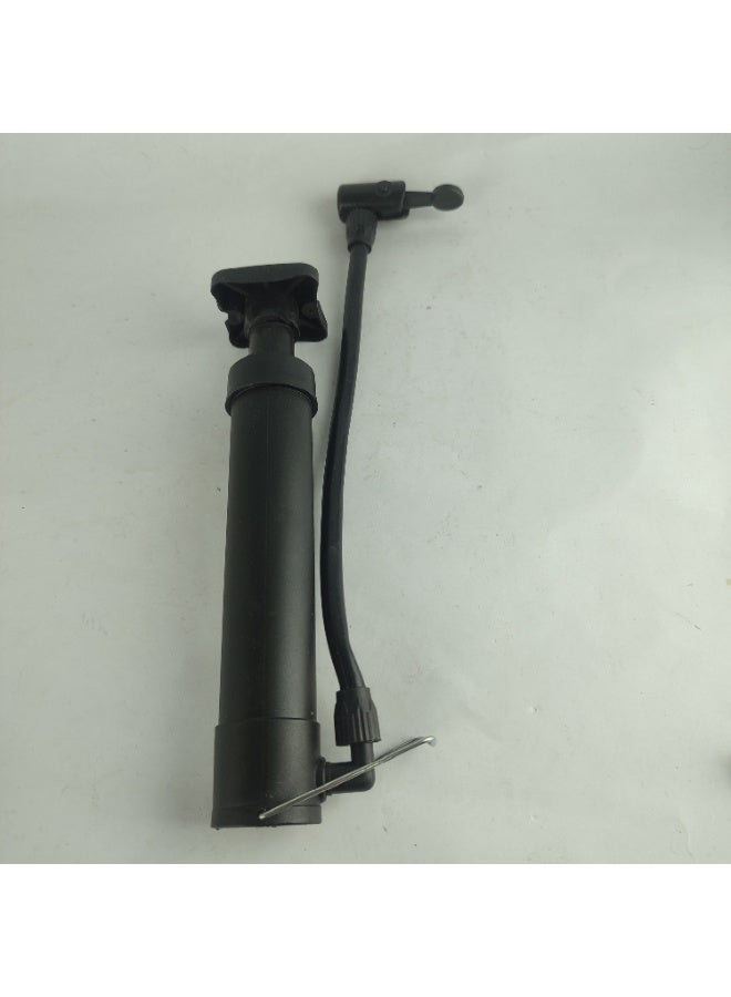 منفاخ هواء يدوي محمول عالي الضغط للدراجات الجبلية وكرة السلة مع قطعتين من ابرة الكرة - Image 2