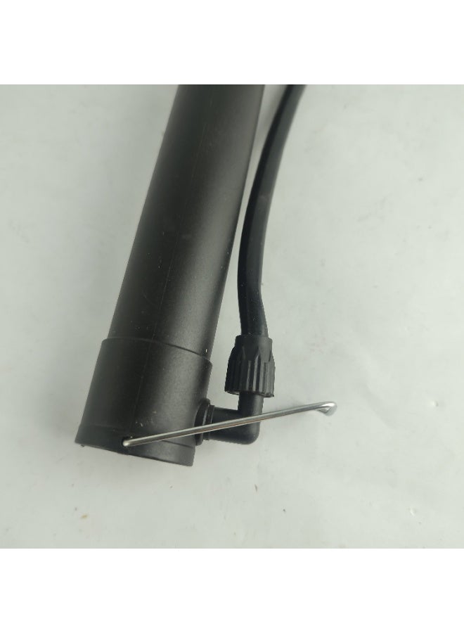 منفاخ هواء يدوي محمول عالي الضغط للدراجات الجبلية وكرة السلة مع قطعتين من ابرة الكرة - Image 3