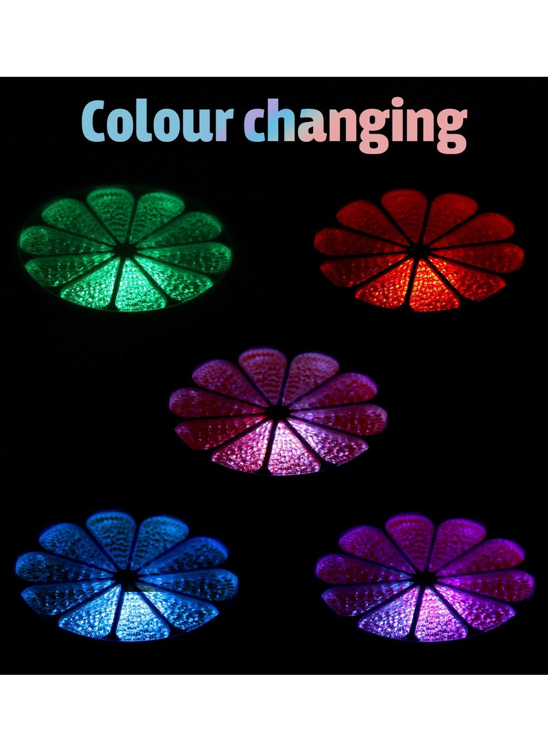 Plan A LED Color Changing Light Orange Fruit Shape Waterproof Bathtub Night Light Battery Operated Bath Light for Relaxing Bath and Add Fun to Baby Shower Routine (Yellow)  - Image 3