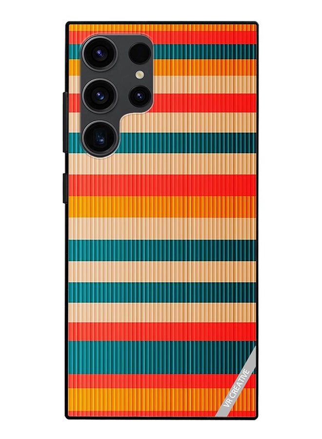 VR CREATIVE Protective Case Cover For Samsung Galaxy S24 Ultra Texture Design Multicolour - Image 1