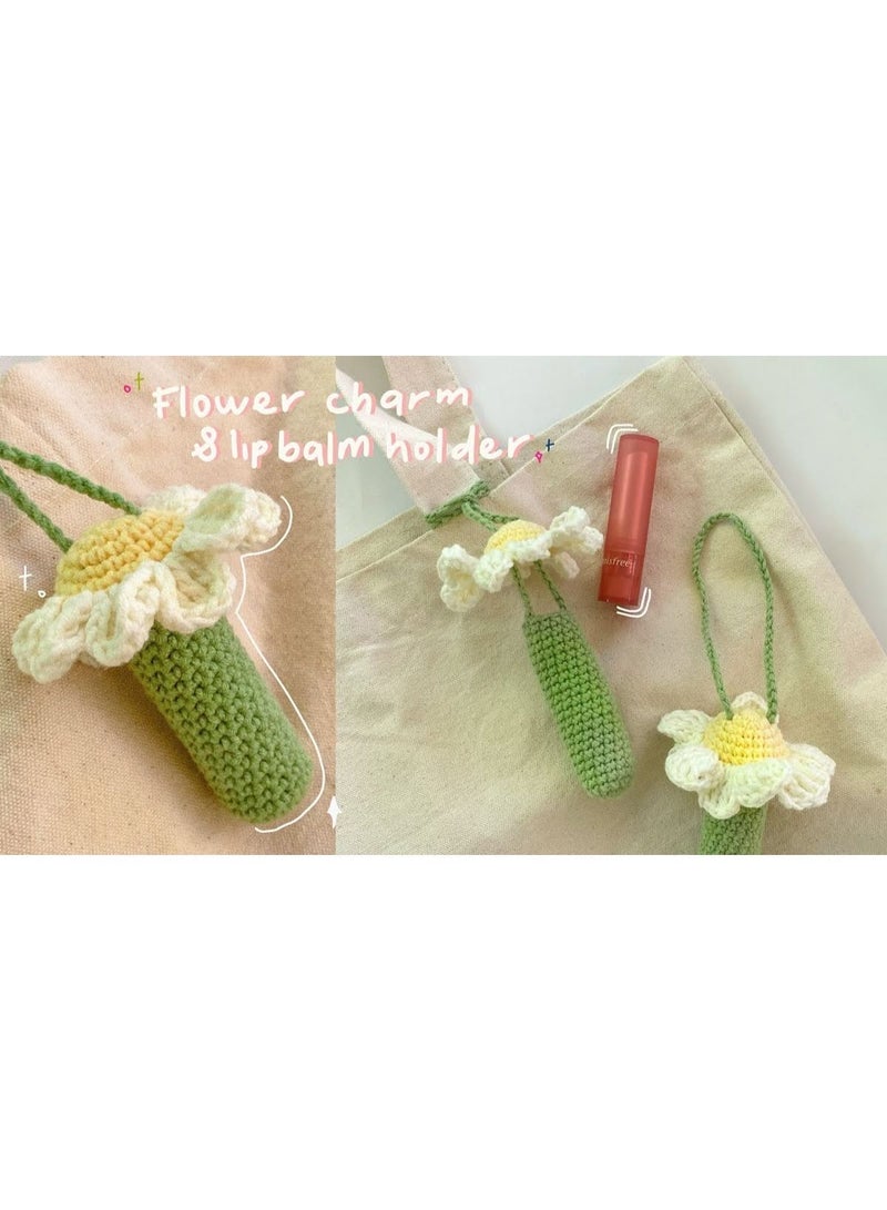 CROCHKA Charm | Cute Lip Balm Holder Case | Aesthetic Bag Accessory - Image 2