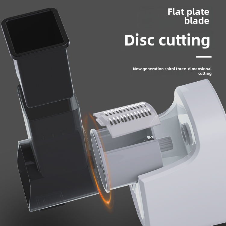 Factory Direct multi-function electric vegetable cutter multi-function household grater slice grater kitchen vegetable cutter artifact(USB battery Green) - Image 5