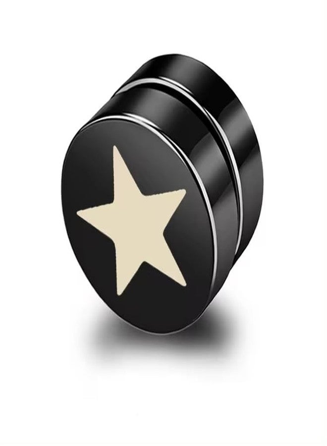 THE MEN THING STARLUX - Magnetic Non-Piercing Pure Titanium Steel Studs Earrings for Men & Boys - Image 1