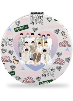 SEIRAA SEIRAA K-Pop 17 Pocket Mirror Kpop 17 Fans Gifts Seventeen Merchandise Kpop 17 Compact Makeup Mirror (Going) 