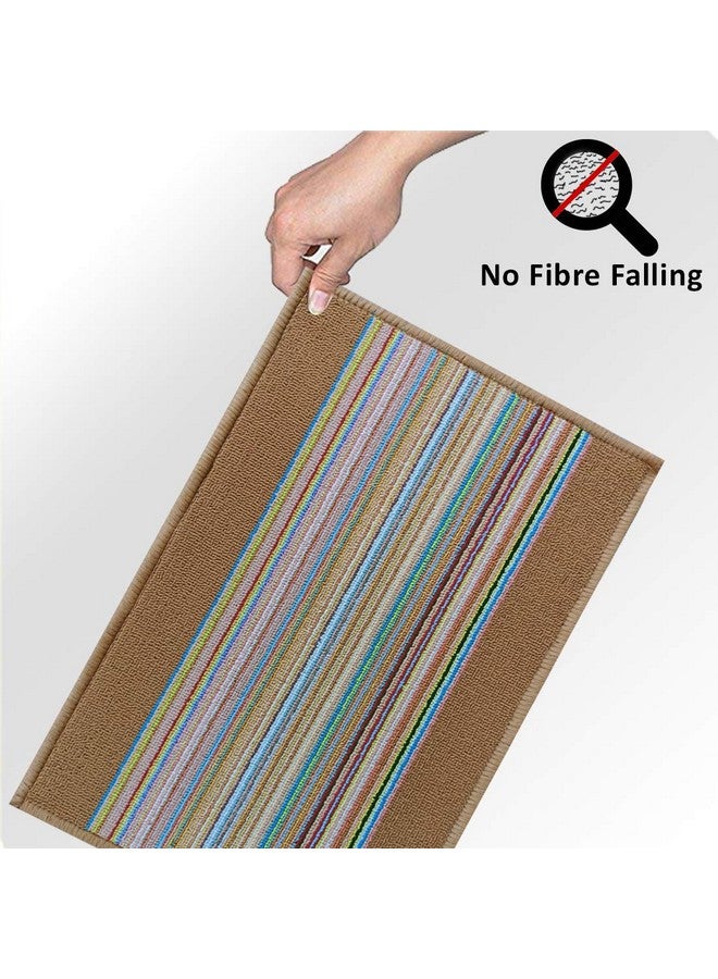 Status Contract Polypropylene Home/Living/Lobby/Bathroom/Office Entrance Door Floor Mat with Anti Slip Backing(15x23inch)-Pack of 1 Brown - Image 4