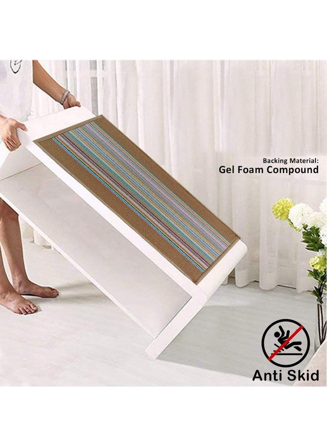 Status Contract Polypropylene Home/Living/Lobby/Bathroom/Office Entrance Door Floor Mat with Anti Slip Backing(15x23inch)-Pack of 1 Brown - Image 5