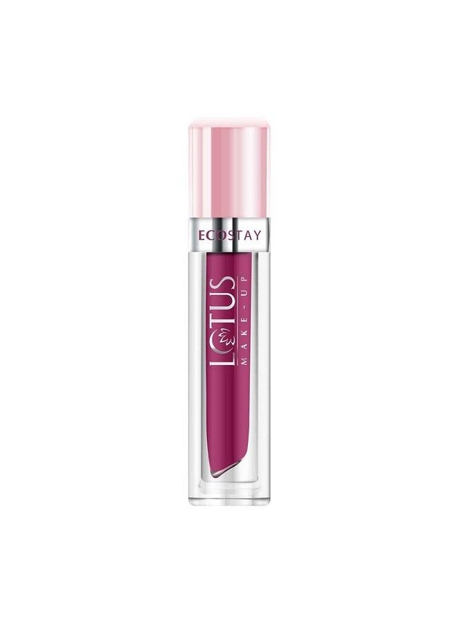 Lotus Makeup Lotus Makeup Ecostay Matte Lip Lacquer Plum Berry Plum 4 G  - Image 1