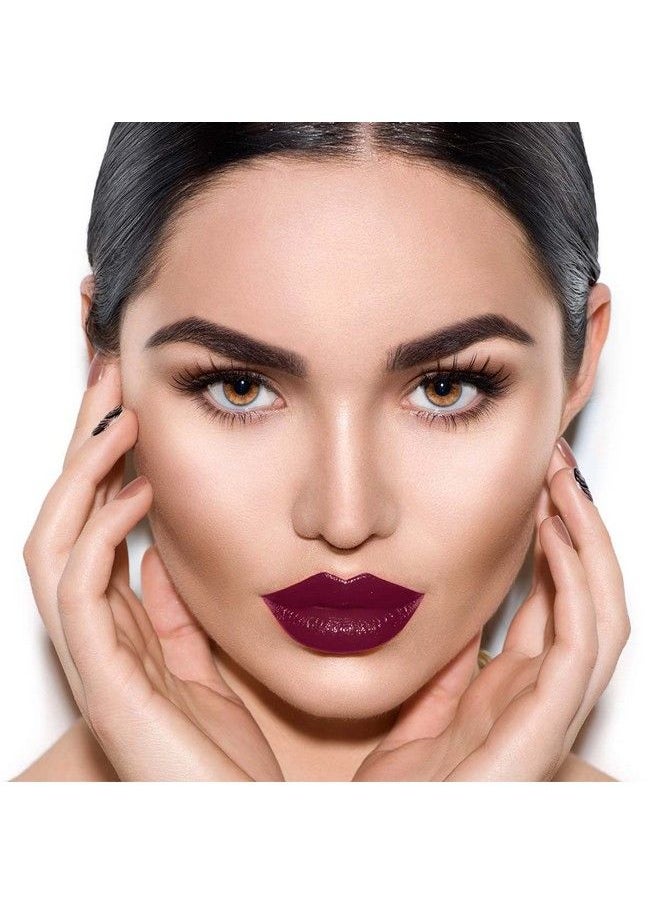 Lotus Makeup Lotus Makeup Ecostay Matte Lip Lacquer Plum Berry Plum 4 G  - Image 3