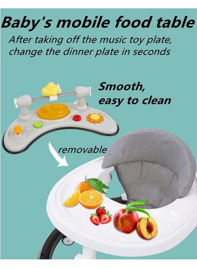 Optico 4 in 1 Baby Walker Activity Center Featuring Baby Walkers for Boys and Girls with  Feeding Tray  Music Tray Foldable Activity Walker for Baby 6-18 Months Help Baby Walk - Image 4