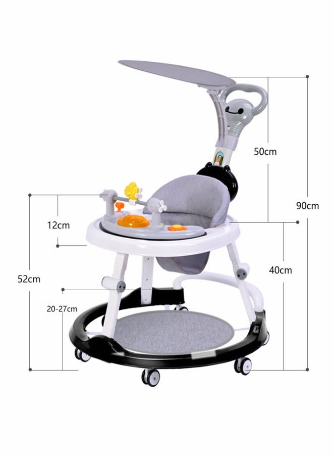 Optico 4 in 1 Baby Walker Activity Center Featuring Baby Walkers for Boys and Girls with  Feeding Tray  Music Tray Foldable Activity Walker for Baby 6-18 Months Help Baby Walk - Image 2