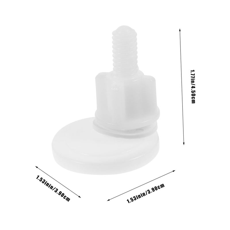 4 Pack Toilet Seat Replacement Mounting Bolts And Screws For Easy Fixing Reusable Hardware - Image 3