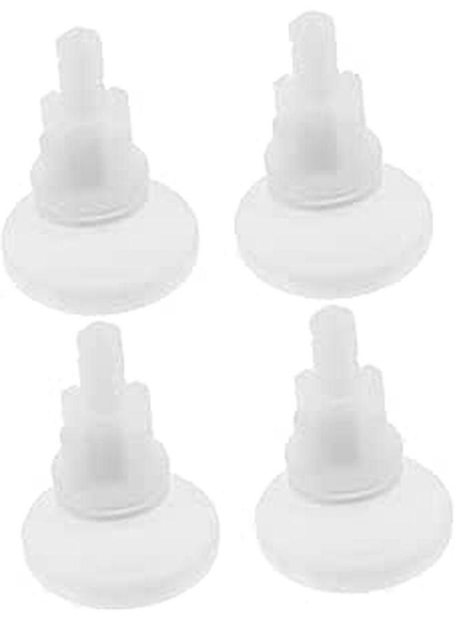 4 Pack Toilet Seat Replacement Mounting Bolts And Screws For Easy Fixing Reusable Hardware - Image 1