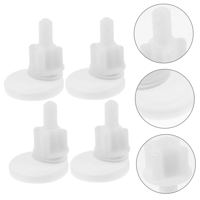 4 Pack Toilet Seat Replacement Mounting Bolts And Screws For Easy Fixing Reusable Hardware - Image 4