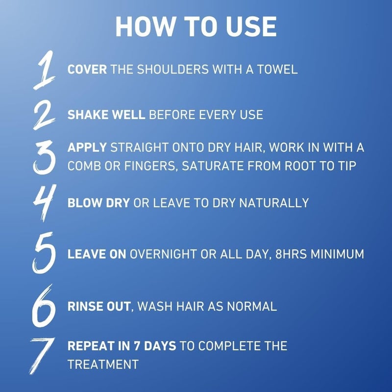 Hedrin Treat Go LeaveIn Spray Fast No Fuss Lice Nit Treatment Kills Head Lice Eggs Clinically Tested Suitable for Adults Children 1 x 60ml 2 x 30ml Treatments - Image 3