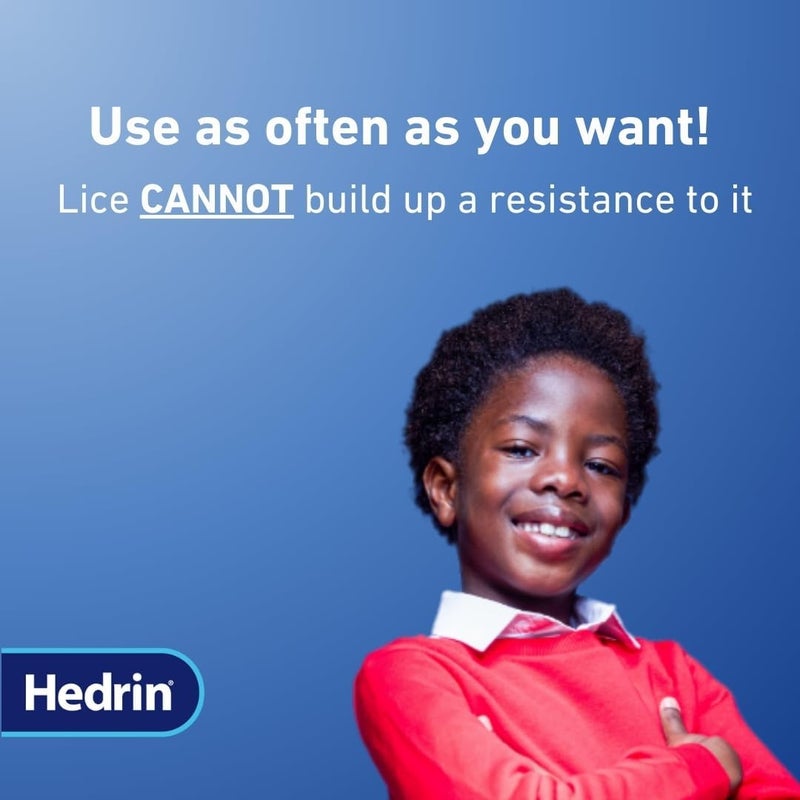 Hedrin Treat Go LeaveIn Spray Fast No Fuss Lice Nit Treatment Kills Head Lice Eggs Clinically Tested Suitable for Adults Children 1 x 60ml 2 x 30ml Treatments - Image 5