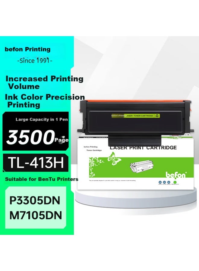 Befon Tl-413h Toner Cartridge For Pantum P3305dn, M7105dn, P3307dn-s, M7107dn-s Printers - Image 1