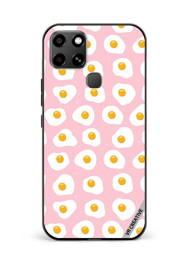 VR CREATIVE Protective Case Cover For Infinix Smart 6 Pattern Eggs Design Multicolour - Image 1