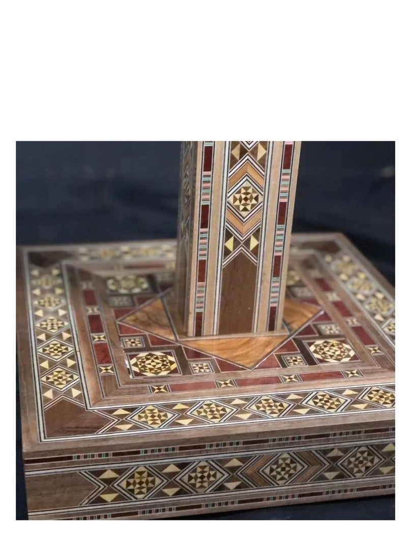 The holder of the Qur’an with the ancient Damascene mosaic - Image 4