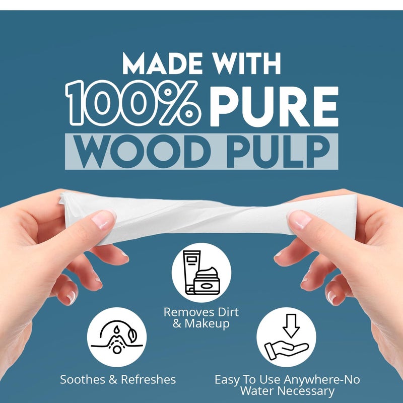 WBM Care 2Ply Facial Tissues with Tea Tree Fragrance  200 Sheets Pack of 10 2000 Total Ultra Soft 100 Natural Best for Rinse - Image 5