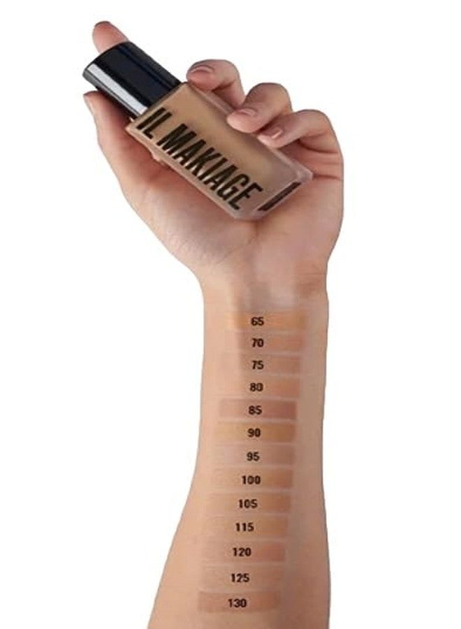 Il Makiage Woke Up Like This Flawless Liquid Foundation, Full Coverage, Matte Finish, 30 ml, Shade 075 - Image 4