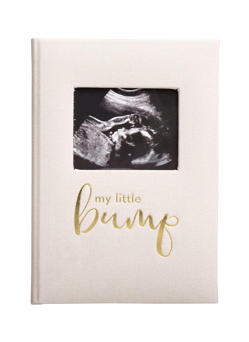 pearhead Pearhead Pregnancy Journal Guided Pregnancy Keepsake Prompted Journal GenderNeutral Baby Accessory for New and Expecting Moms Ivory 65x92x06 Inch Pack of 1  - Image 1