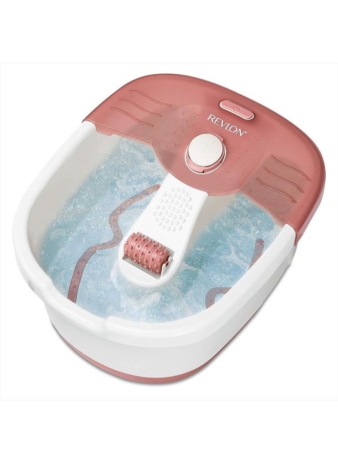 Revlon Revlon RVFB7021PUK Relaxing Bubbling Massage Pediprep Foot Spa with 9 Pieces Nail Care Set by Revlon  - Image 1