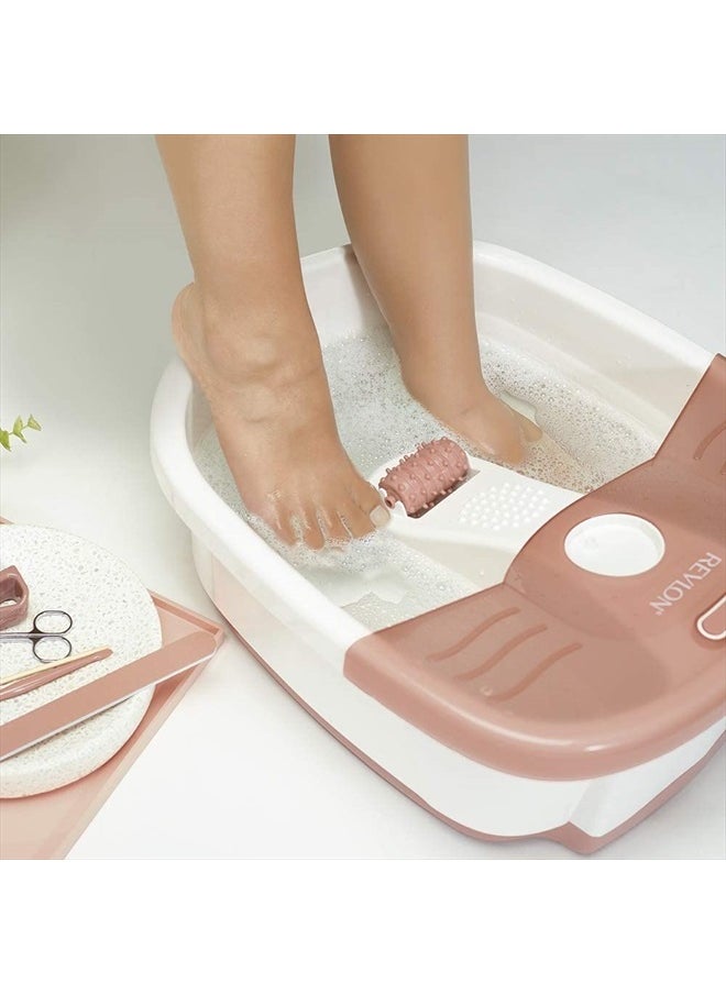 Revlon Revlon RVFB7021PUK Relaxing Bubbling Massage Pediprep Foot Spa with 9 Pieces Nail Care Set by Revlon  - Image 3