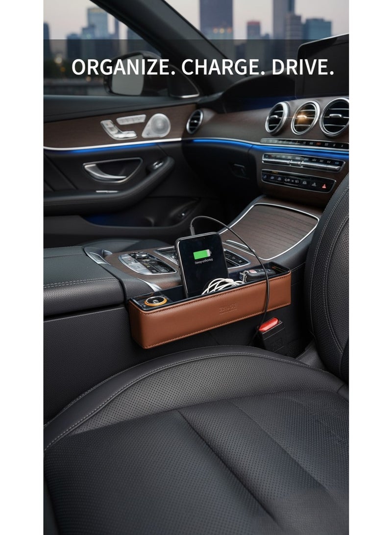ZHUSE Car Seat Storage Box with Charging port - Image 4
