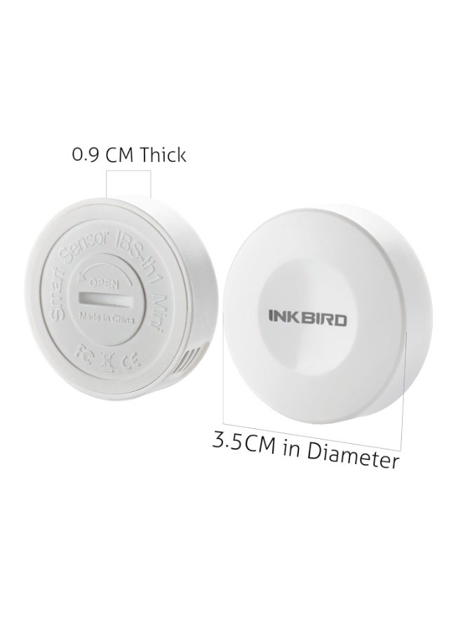 إنك بيرد ميزان حرارة لاسلكي صغير ومقياس رطوبة مسجل بيانات درجة الحرارة والرطوبة، ومراقبة دخان السيجار ومرطب حاضن للزواحف من انكبيرد IBS-TH1 - Image 5