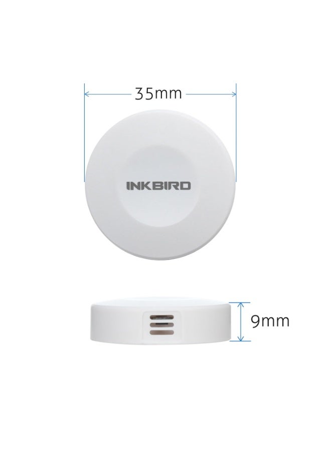 إنك بيرد ميزان حرارة لاسلكي صغير ومقياس رطوبة مسجل بيانات درجة الحرارة والرطوبة، ومراقبة دخان السيجار ومرطب حاضن للزواحف من انكبيرد IBS-TH1 - Image 3