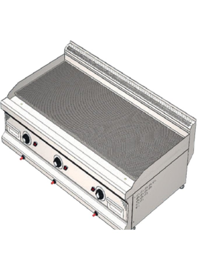 CSA Inox Karacasan Industrial 900 Series Counter Top Electric Full Channel Grill 
