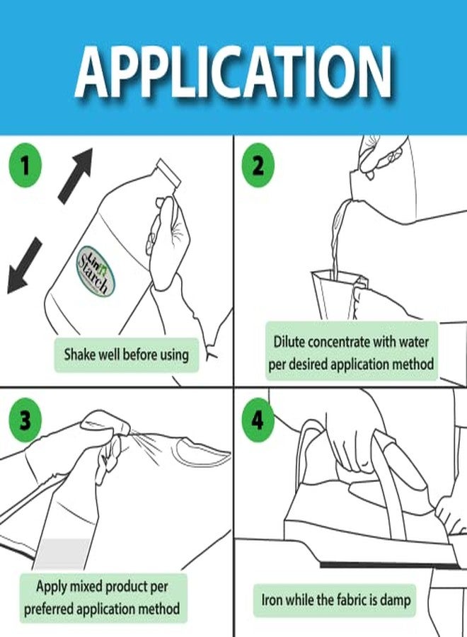 MALCO Linit Starch Crisp Classic Finish (64 Oz.) - Liquid Starch For Ironing Clothes/Perfect For Wrinkle Release/Great For Arts & Crafts Projects/Slime, Paper Mache, Silly Putty (408440) - Image 3