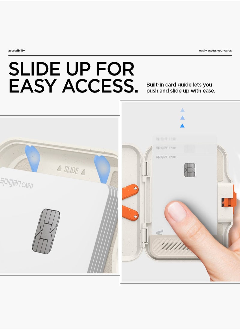 Spigen TinTap MagFit Plus Hard Shell Dual Magnet MagSafe Wallet Card Holder [5-6 Cards] for iPhone 16 Pro Max / 16 Pro / 16 Plus / 16 / iPhone 15/14/13/12 series - Dune Beige  - Image 4