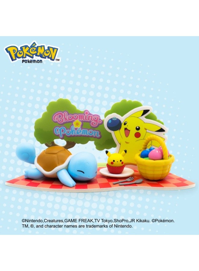 أفضل مبيعات في تايوان، لعبة Baokemeng Pokemon Ball Scene Pikachu Model Doll الأصلية المصنوعة يدويًا - اللون: Jenny Turtle-Small Scene Set (رخصة أصلية) - Image 4