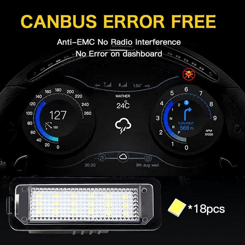 Vuzmode LED License Plate Light for VW Models - Image 4