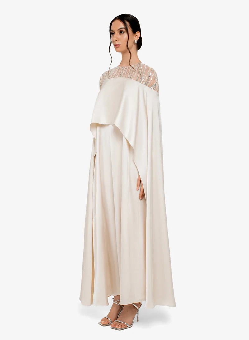 CHASE Elegant Satin Maxi Dress