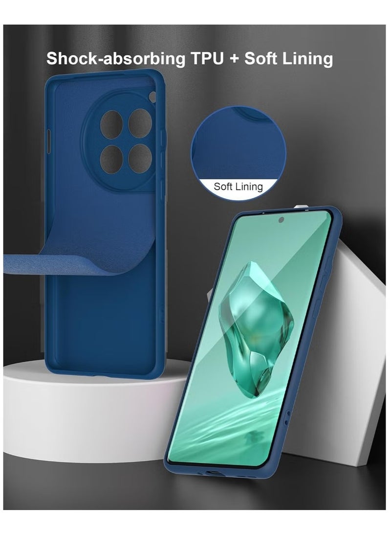 TIGER OnePlus 12R 2024 Liquid Gel Rubber Bumper Case | Soft Microfiber Lining Cushion | Slim Hard Shell Shockproof Protective Cover for OnePlus 12R 5G 2024 | Durable & Stylish Design - Image 5