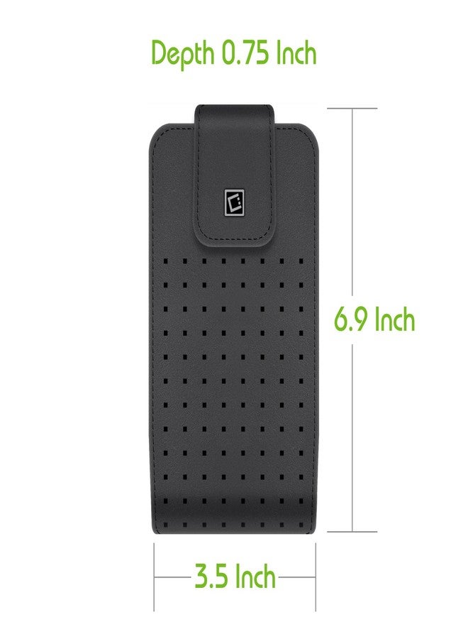 سيليت جراب هاتف من الجلد الفاخر من سيليت تيرامو مزود بمشبك حزام؛ متوافق مع آيفون 16 برو ماكس، وجالاكسي إس 25 ألترا، والهواتف ذات الأحجام المماثلة؛ مشبك دوار 360 درجة، جراب من الجلد الفاخر بإغلاق مغناطيسي. - Image 5