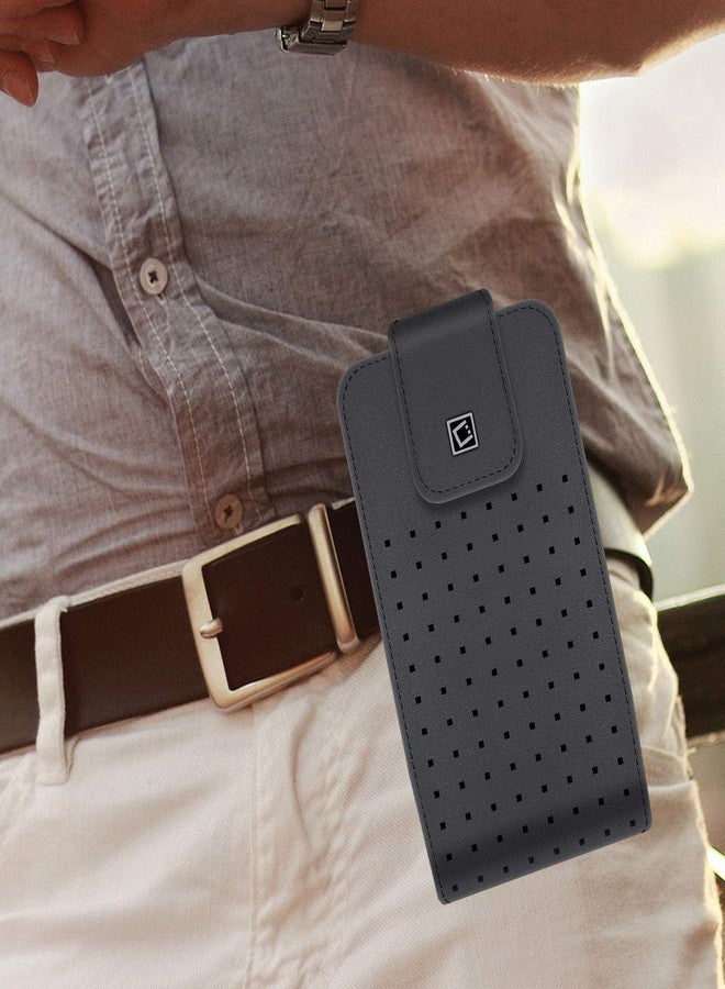 سيليت جراب هاتف من الجلد الفاخر من سيليت تيرامو مزود بمشبك حزام؛ متوافق مع آيفون 16 برو ماكس، وجالاكسي إس 25 ألترا، والهواتف ذات الأحجام المماثلة؛ مشبك دوار 360 درجة، جراب من الجلد الفاخر بإغلاق مغناطيسي. - Image 3